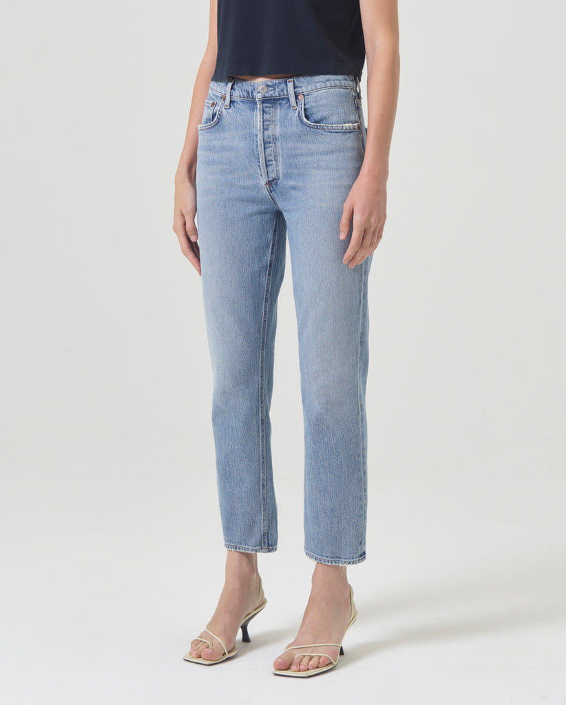 RILEY HIGH RISE STRAIGHT CROP RENEWAL – FABRIC