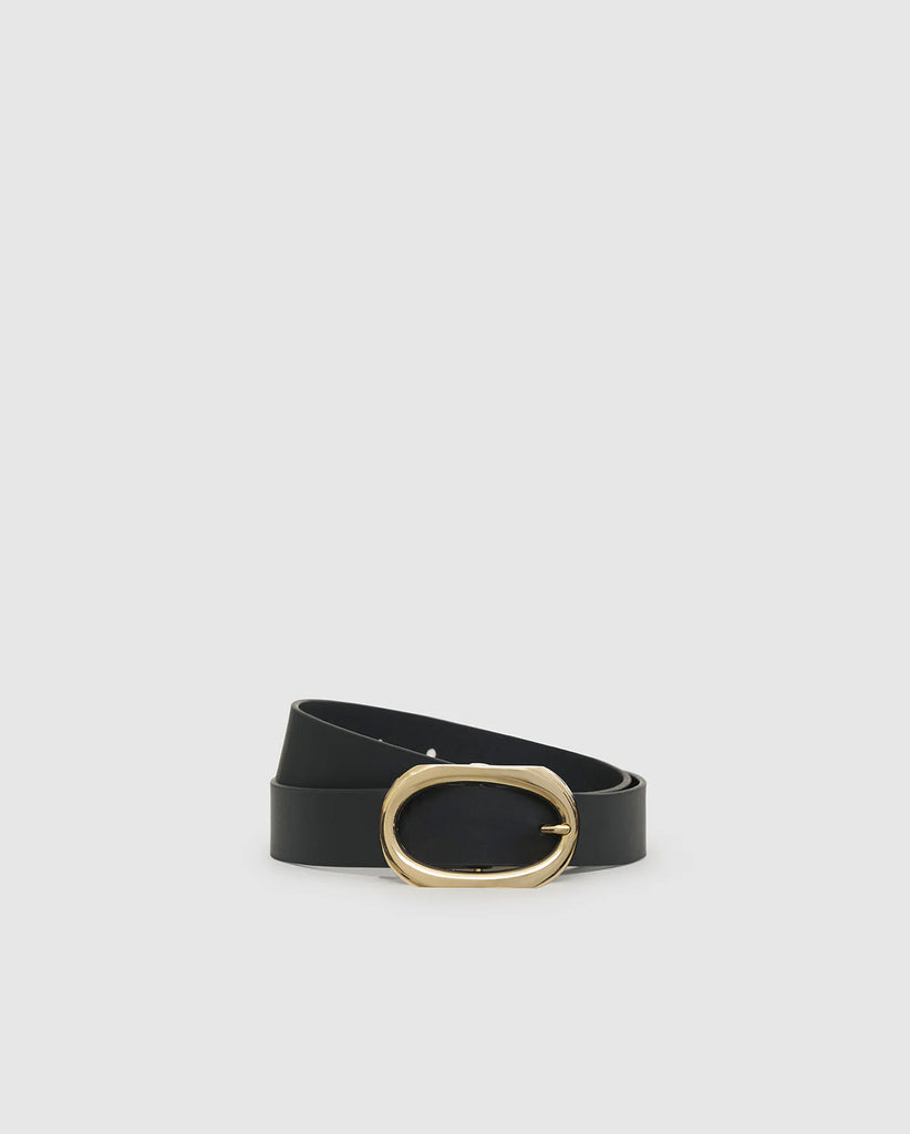 SIGNATURE LINK BELT BLACK FABRIC