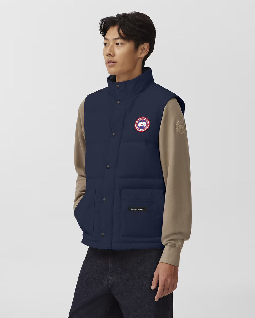 Down Vest Canada Goose Freestyle Vest Navy MEN'S FREESTYLE CREW