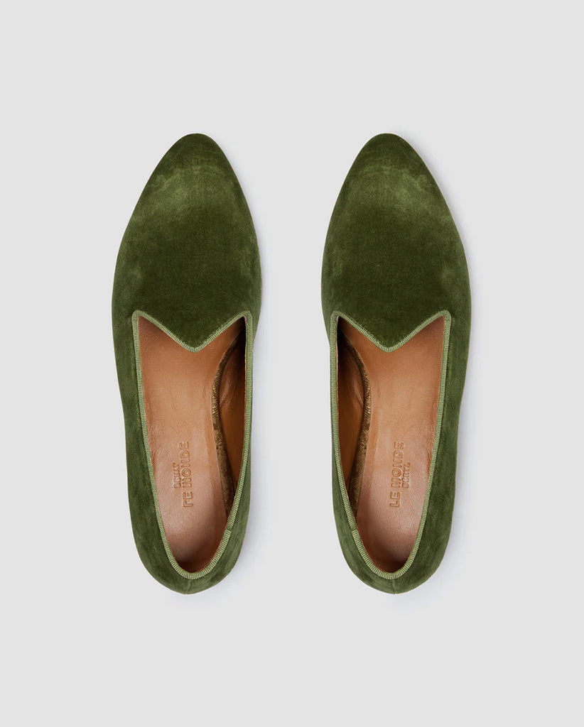 Slipper Shoe - Moss Green