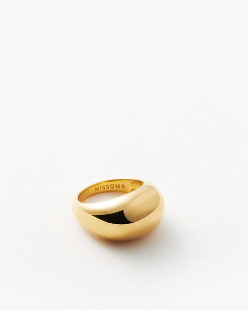 CHUBBY DOME RING / GOLD