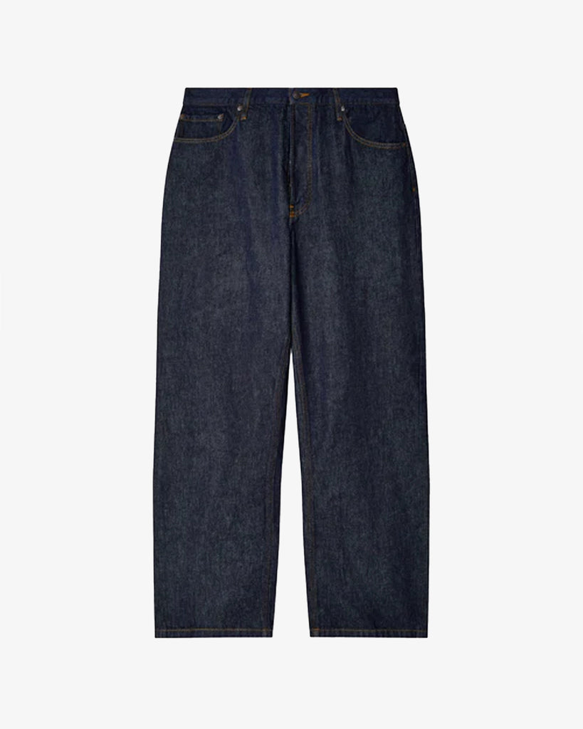Shop Dries Van Noten PINE PANTS 1551 / INDIGO from thisisFABRIC