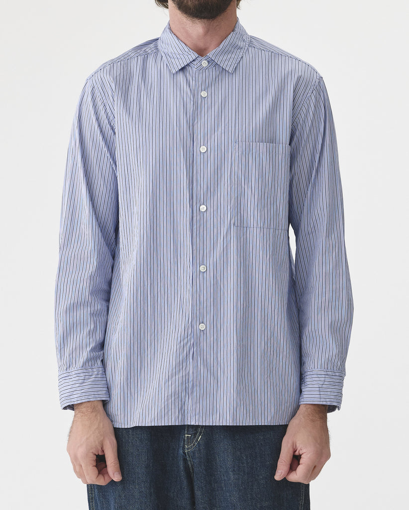 THOMAS MASON STRIPE REGULAR COLLAR SHIRT / STRIPE-2 – FABRIC