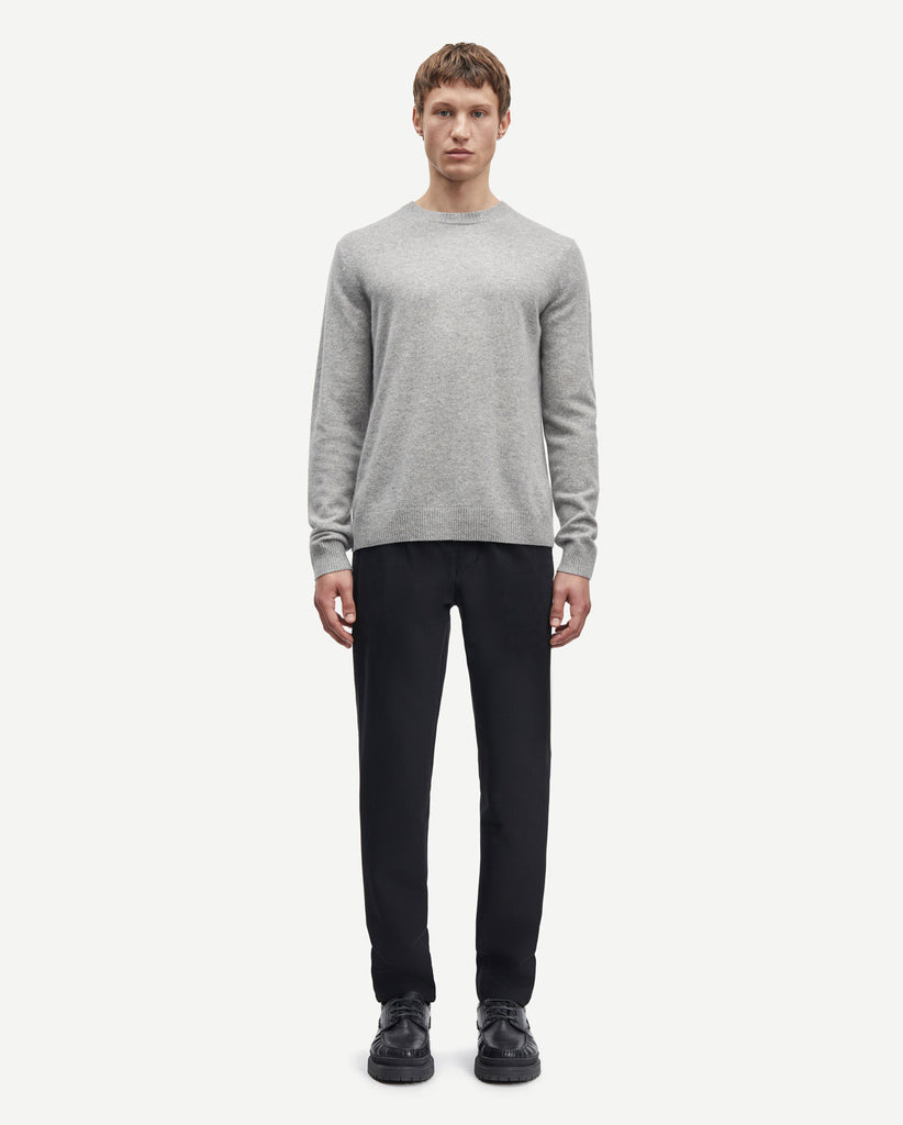 NOBIS CREW NECK 6304 / GREY MELANGE – THIS IS FABRIC