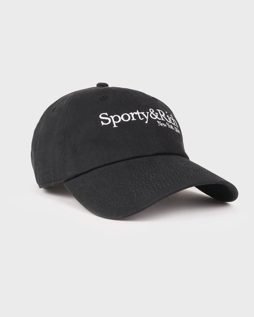Shop SPORTY&RICH HWCNY HAT FADED BLACK from thisisFABRIC
