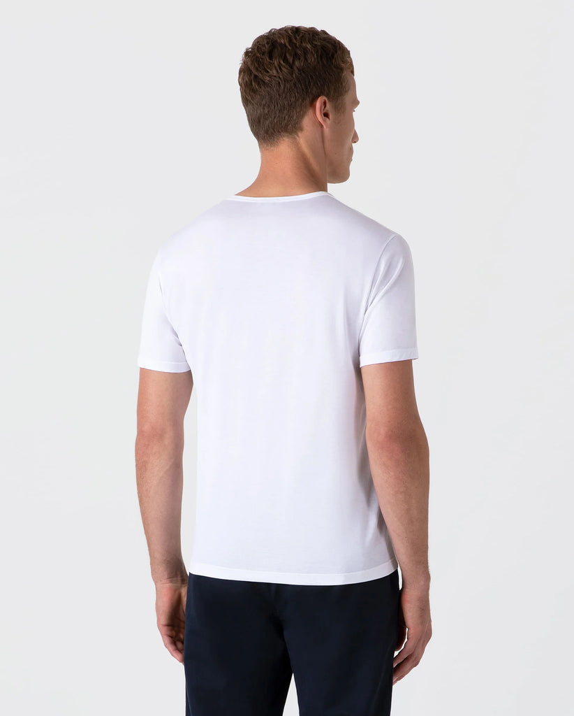 CLASSIC CREW NECK T-SHIRT WHITE – FABRIC