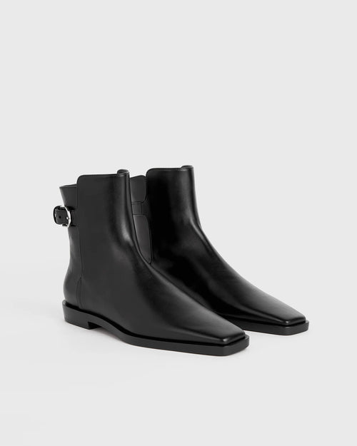 THE BELTED BOOT / BLACK