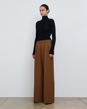 LOW RISE TROUSER / BROWN