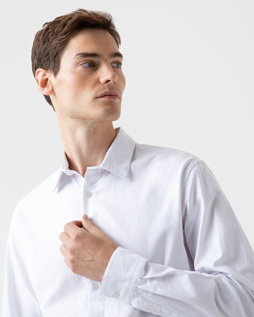 OXFORD SHIRT / WHITE OXFORD FABRIC