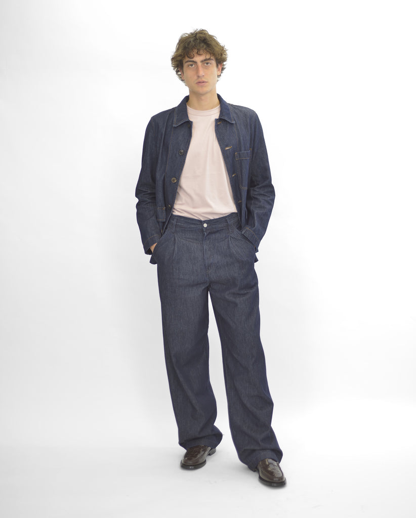 Shop DRIES VAN NOTEN | PENNING PANTS / INDIGO | from THIS IS FABRIC