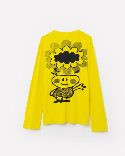 HEADS IN THE CLOUDS LONGSLEEVE / FADED ZITRONE YELLOW