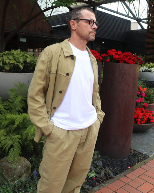 COVERALL JACKET / CAMEL