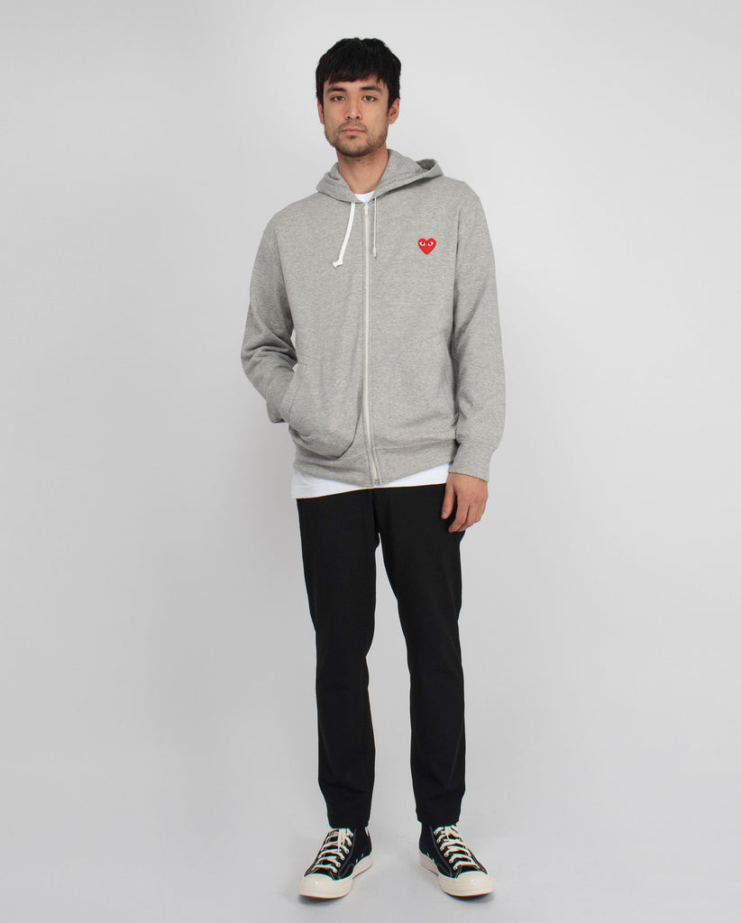 Cdg gray outlet hoodie