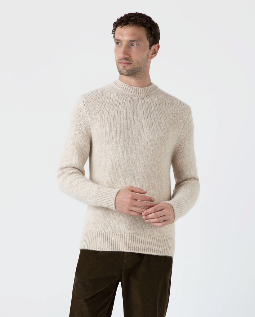 Sunspel White Roll Neck Jumper Men's Sunspel Black Roll Neck