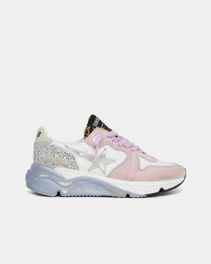 RUNNING SOLE SNEAKER / WHITE PINK SILVER