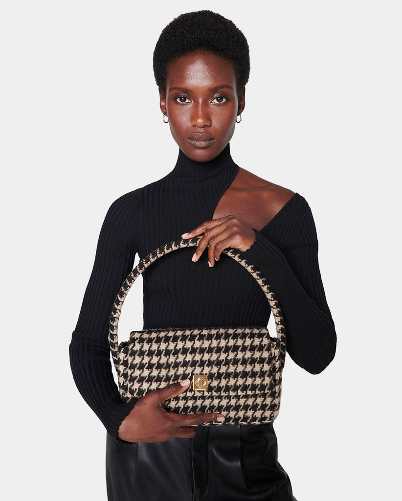 Mini Nico Bag - Houndstooth by ANINE BING at ORCHARD MILE