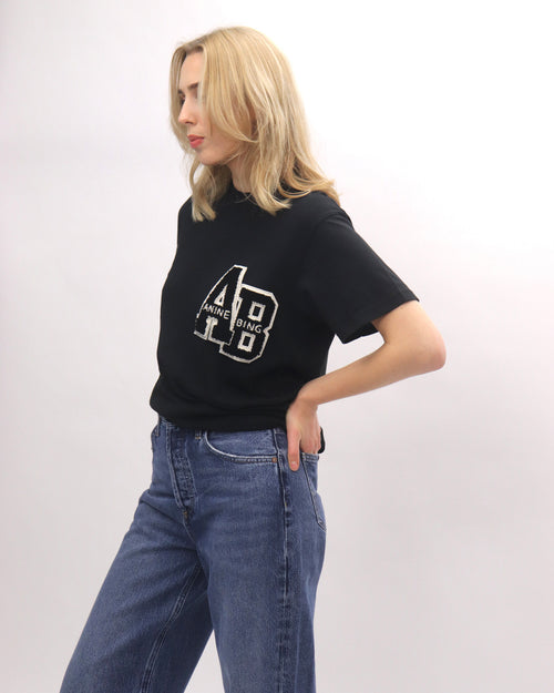 LILI TEE LETTERMAN / BLACK