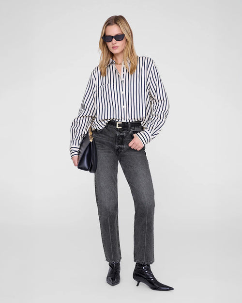 ESSIE CROPPED SHIRT / MARITIME STRIPE