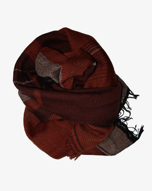 MIDDLE SHAW / BROWN / ORANGE