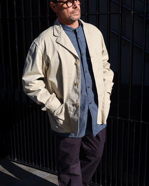 CHINO WORK JACKET / BEIGE
