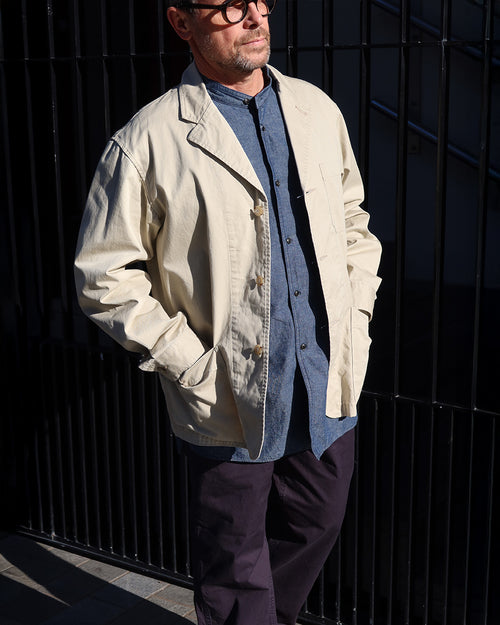 CHINO WORK JACKET / BEIGE
