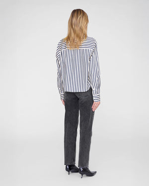 ESSIE CROPPED SHIRT / MARITIME STRIPE