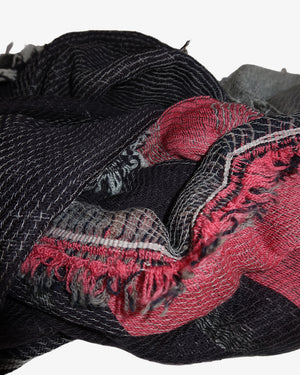 MIDDLE SHAW / CHARCOAL / RASPBERRY / GREY