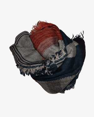 MIDDLE SHAW / GREY / BLUE HUES / MULTI