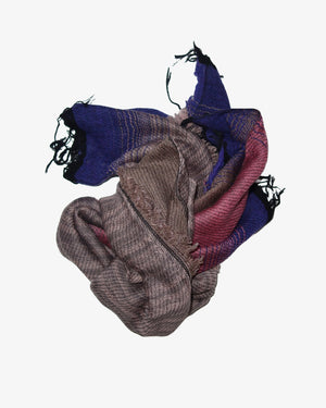 MIDDLE SHAW / BEIGE / PURPLE / BLACK