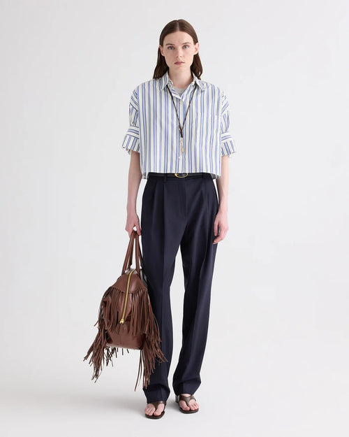NEXT EX MENS STRIPE / IVORY MULTI