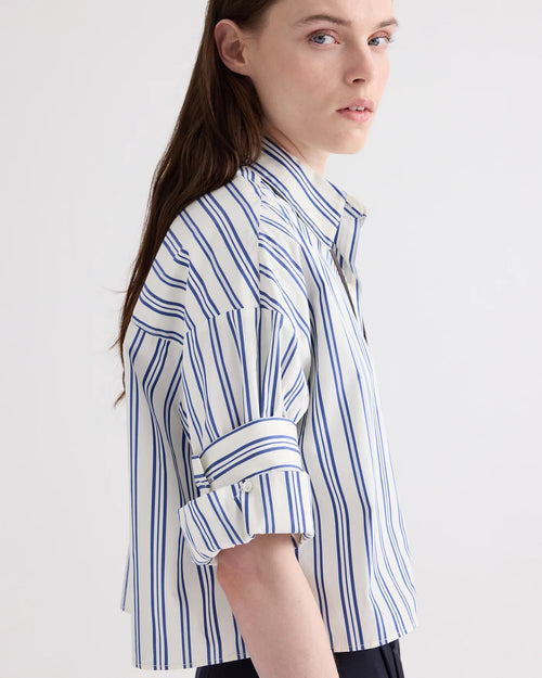 NEXT EX MENS STRIPE / IVORY MULTI