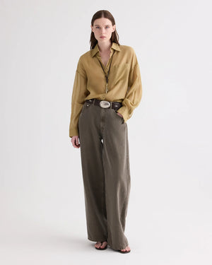 SOMETHING BORROWED SHIRT / KELP