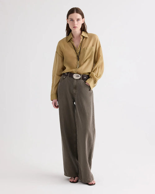 SOMETHING BORROWED SHIRT / KELP