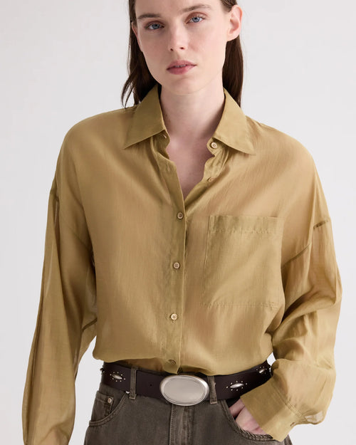 SOMETHING BORROWED SHIRT / KELP