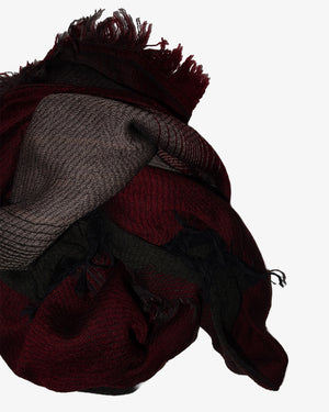 MIDDLE SHAW / MAROON / KHAKI / GREY