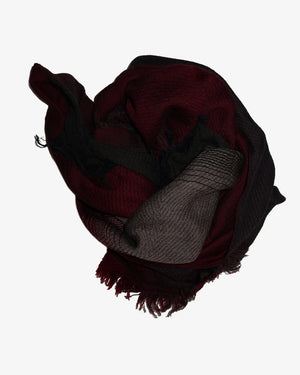 MIDDLE SHAW / MAROON / KHAKI / GREY