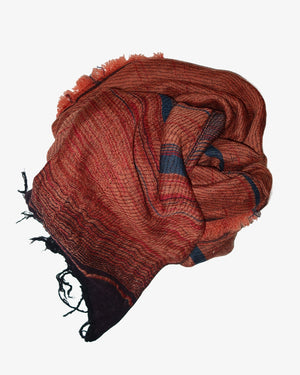 MIDDLE SHAW / ORANGE / RED / BLUE HUES