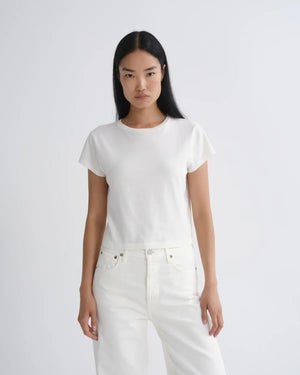 ADINE SHRUNKEN TEE / BONE