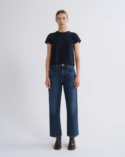 ADINE SHRUNKEN TEE / STORM