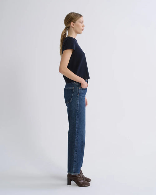ADINE SHRUNKEN TEE / STORM