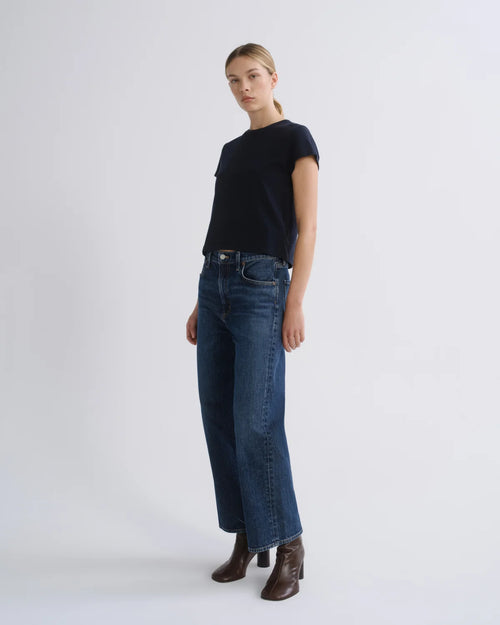 ADINE SHRUNKEN TEE / STORM