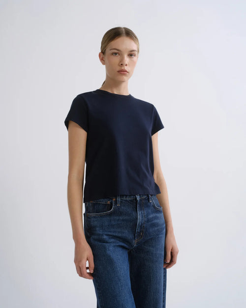 ADINE SHRUNKEN TEE / STORM
