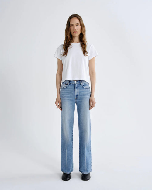 ADINE SHRUNKEN TEE / WHITE