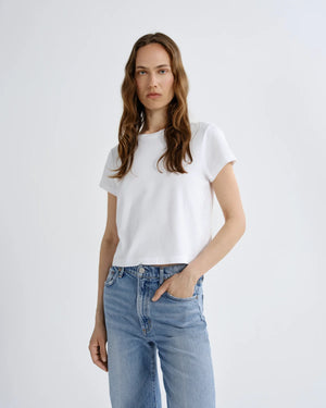 ADINE SHRUNKEN TEE / WHITE