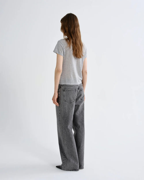 ADINE SHRUNKEN TEE / HEATHER GREY
