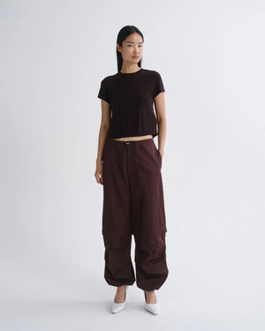 ADINE SHRUNKEN TEE (TENCEL JERSEY) / RISTRETTO