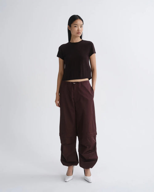 ADINE SHRUNKEN TEE (TENCEL JERSEY) / RISTRETTO