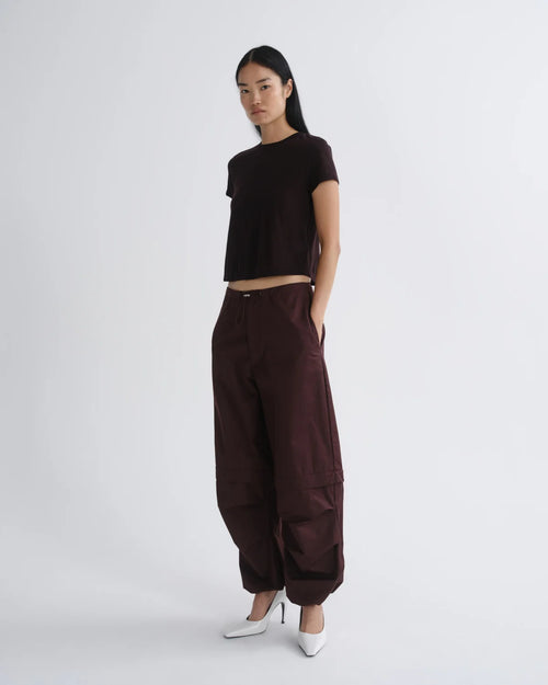 ADINE SHRUNKEN TEE (TENCEL JERSEY) / RISTRETTO