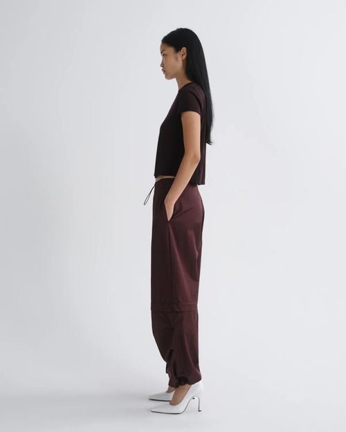 ADINE SHRUNKEN TEE (TENCEL JERSEY) / RISTRETTO
