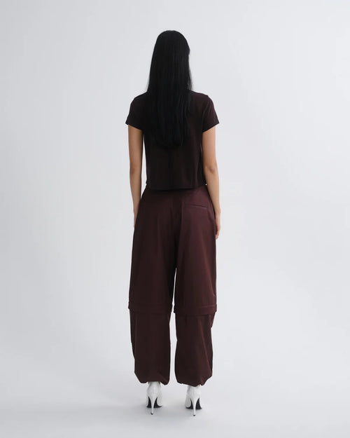 ADINE SHRUNKEN TEE (TENCEL JERSEY) / RISTRETTO